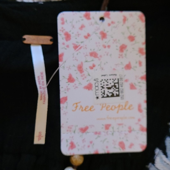 NEW NWT FREE PEOPLE BLUE BLK DRESS OR TUNIC - Picture 7 of 16